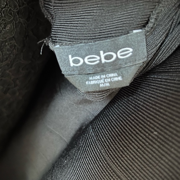 Bebe Long Sleeve Bandage Dress - Picture 7 of 10